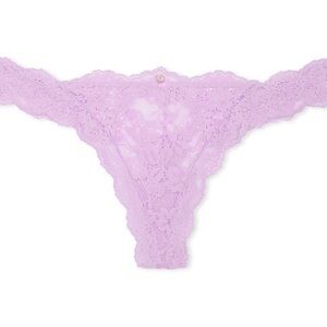 Victoria’s Secret NWT Dream Angels Lace Thong Panty | Silky Lilac | Size XL